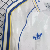 24-25 Leeds United White Special Retro Edition Long Sleeve Soccer Jersey