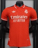 24-25 RMA Red Special Edition Player Version Soccer Jersey