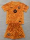 24-25 BAR Orange Goalkeeper Kids Soccer Jersey