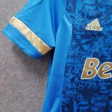 2011-2012 Marseille Away Blue Retro Soccer Jersey