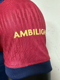 24-25 BAR Home Player Version Soccer Jersey