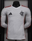 24-25 Flamengo Away Long Sleeve Player Version Soccer Jersey