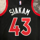 22-23 RAPTORS SIAKAM #43 Black red Top Quality Hot Pressing NBA Jersey (Trapeze Edition)