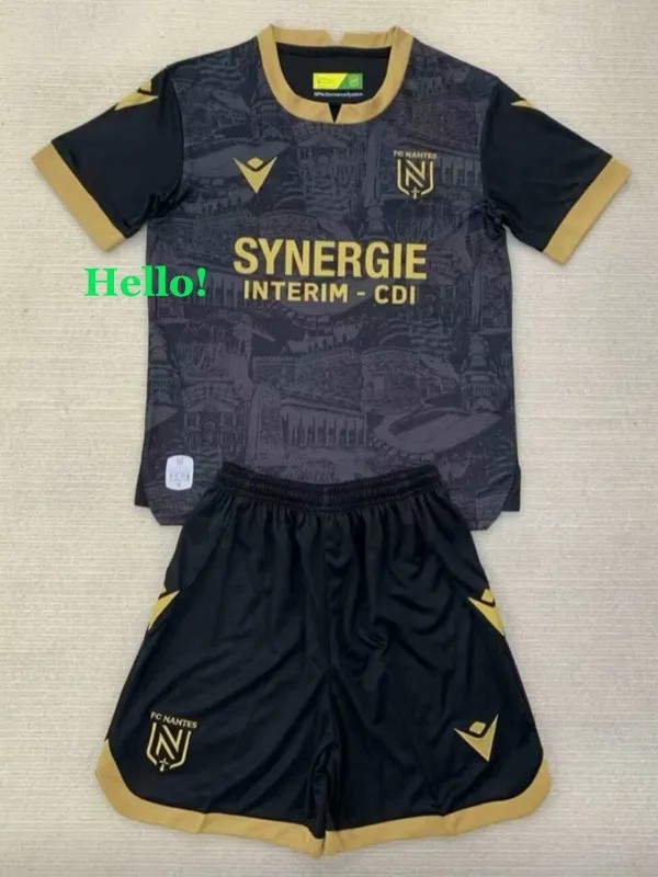 24-25 Nantes Away Kids Soccer Jersey