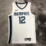 22-23 GRIZZLIES MORANT #12 White Edition Top Quality Hot Pressing NBA Jersey