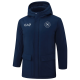24-25 Napoli Royal Blue Hooded Windbreaker Fabric Cotton Coat