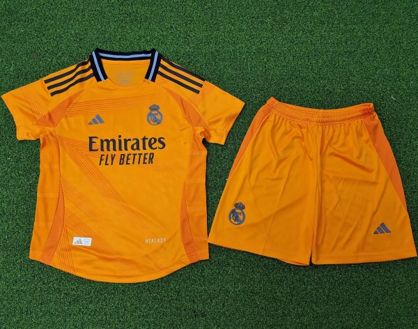 24-25 RMA Away Player Version Kids Soccer Jersey