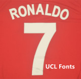 2008-2009 Man Utd Home Retro Soccer Jersey