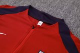 24-25 England High Quality Half Pull Tracksuit 