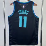22-23 Dallas Mavericks IRVING #11 Blue Black Top Quality Hot Pressing NBA Jersey