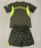 24-25 Dortmund Goalkeeper Kids Soccer Jersey