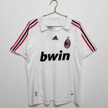 2007-2008 ACM Away White Retro Soccer Jersey