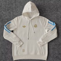 2024 Argentina White Fleece Hoodie