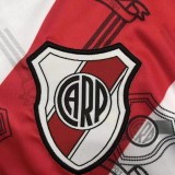 1996 River Plate Home Retro Soccer Jersey