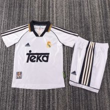 1998-2000 RMA Home Retro Kids Soccer Jersey
