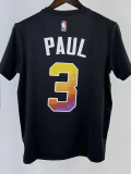2023 SUNS PAUL #3 Black Quick drying T-shirt (Trapeze Edition)