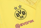 23-24 Dortmund High Quality Half Pull Tracksuit