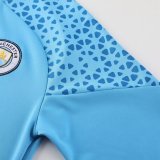 23-24 Man City High Quality Half Pull Tracksuit