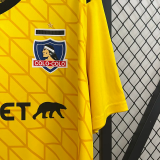 24-25 Colo-Colo Yellow GoalKeeper Fans Soccer Jersey