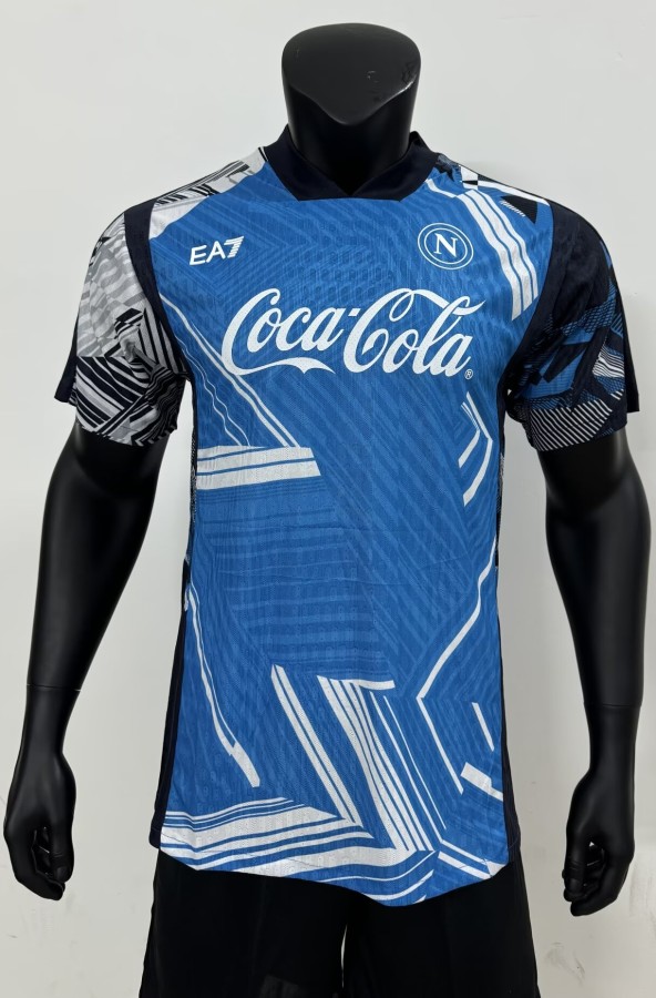 24-25 Napoli Blue Player Version Training Shirts