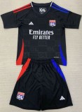 24-25 Lyon Away Kids Soccer Jersey