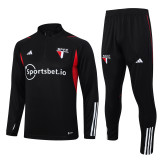 23-24 Sao Paulo FC High Quality Half Pull Tracksuit