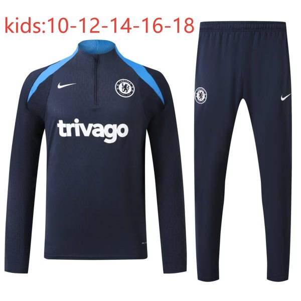 24-25 CHE High Quality Kids Half Pull Tracksuit