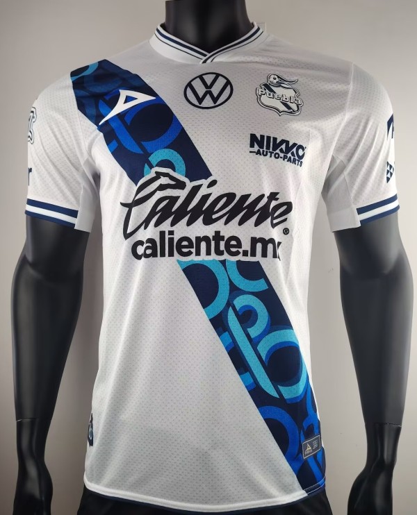 24-25 Puebla Home Player Version Soccer Jersey
