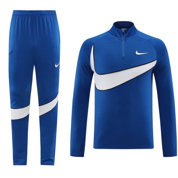 2024 NK Blue Half Pull Tracksuit 