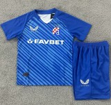 24-25 Dinamo Zagreb Home Kids Soccer Jersey