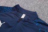23-24 Man City High Quality Half Pull Tracksuit