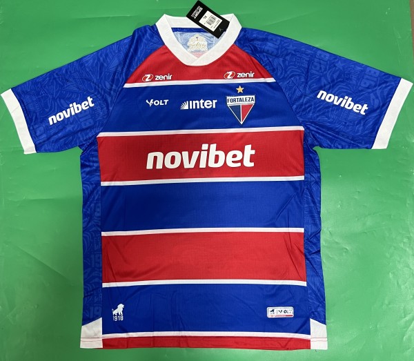 24-25 Fortaleza Home Print All Sponsor Fans Soccer Jersey