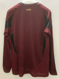 2024 Belgium European Cup Away Long sleeves Fans Version Soccer Jersey