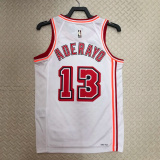 22-23 Heat ADERAYO #13 White Top Quality Hot Pressing NBA Jersey (Retro Logo)
