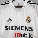 2004-2005 RMA Home Retro Soccer Jersey