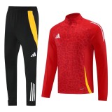 2024 AD Red Half Pull Tracksuit