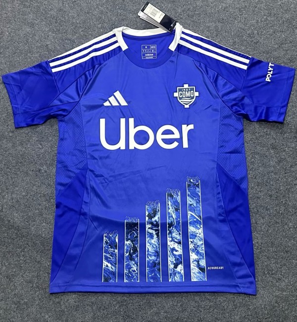 24-25 Como Home Fans Soccer Jersey