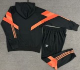 24-25 JUV Black Hoodie Tracksuit