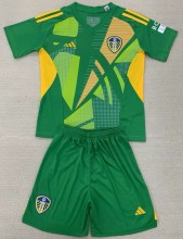 24-25 Leeds United GoalKeeper Kids Soccer Jersey