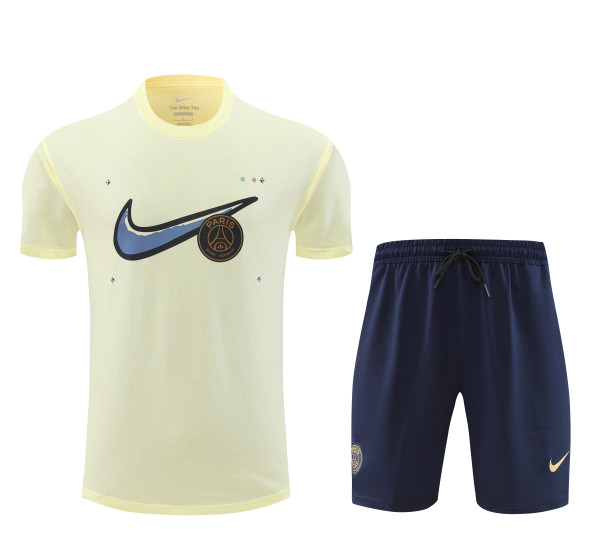 24-25 PSG High Quality Training Short Suit (100%Cotton)