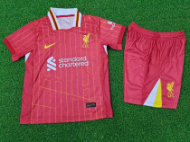 24-25 LIV Home Kids Player Version Soccer Jersey