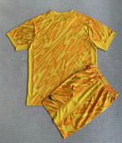 2024 France European Cup Yellow Kids Soccer Jersey