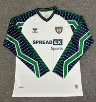 24-25 Sunderland Away Long sleeves Fans Soccer Jersey