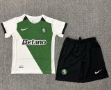 24-25 Sporting Lisbon 100th Anniversary Kids Soccer Jersey