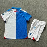 24-25 Blackburn Home Kids Soccer Jersey