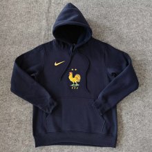 2024 France Dark blue Fleece Hoodie