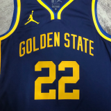 22-23 WARRIORS WIGGINS #22 Dark blue Top Quality Hot Pressing NBA Jersey (Trapeze Edition)
