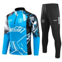 24-25 Napoli High Quality Half Pull Tracksuit