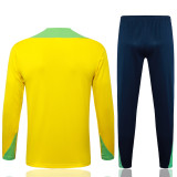 24-25 Brazil High Quality Half Pull Tracksuit