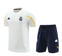 24-25 RMA White Training Short Suit (100%Cotton)